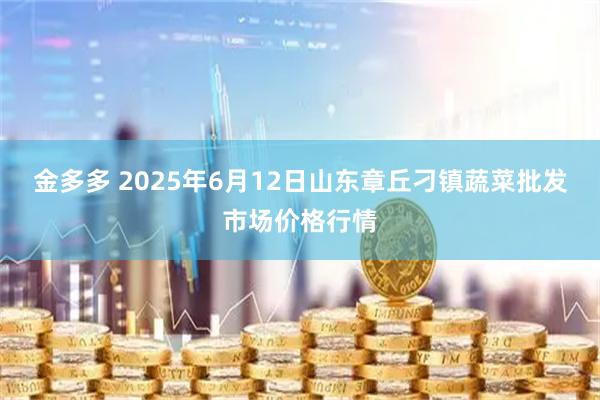 金多多 2025年6月12日山东章丘刁镇蔬菜批发市场价格行情